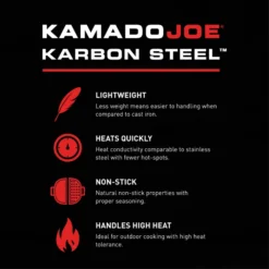 Kamado Joe Karbon Steel Wok -The Bastard image 2228