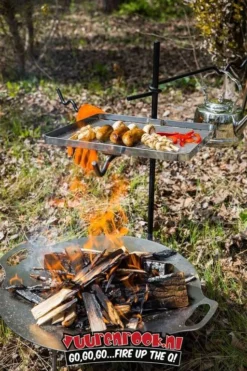 Vuur&Rook Rookoven RVS Met Venster 150 Cm